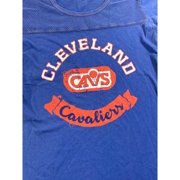 Cleveland Cavaliers Womens shirt small Blue hardwood classics Touch by Alyssa Mi - Picture 4 of 12